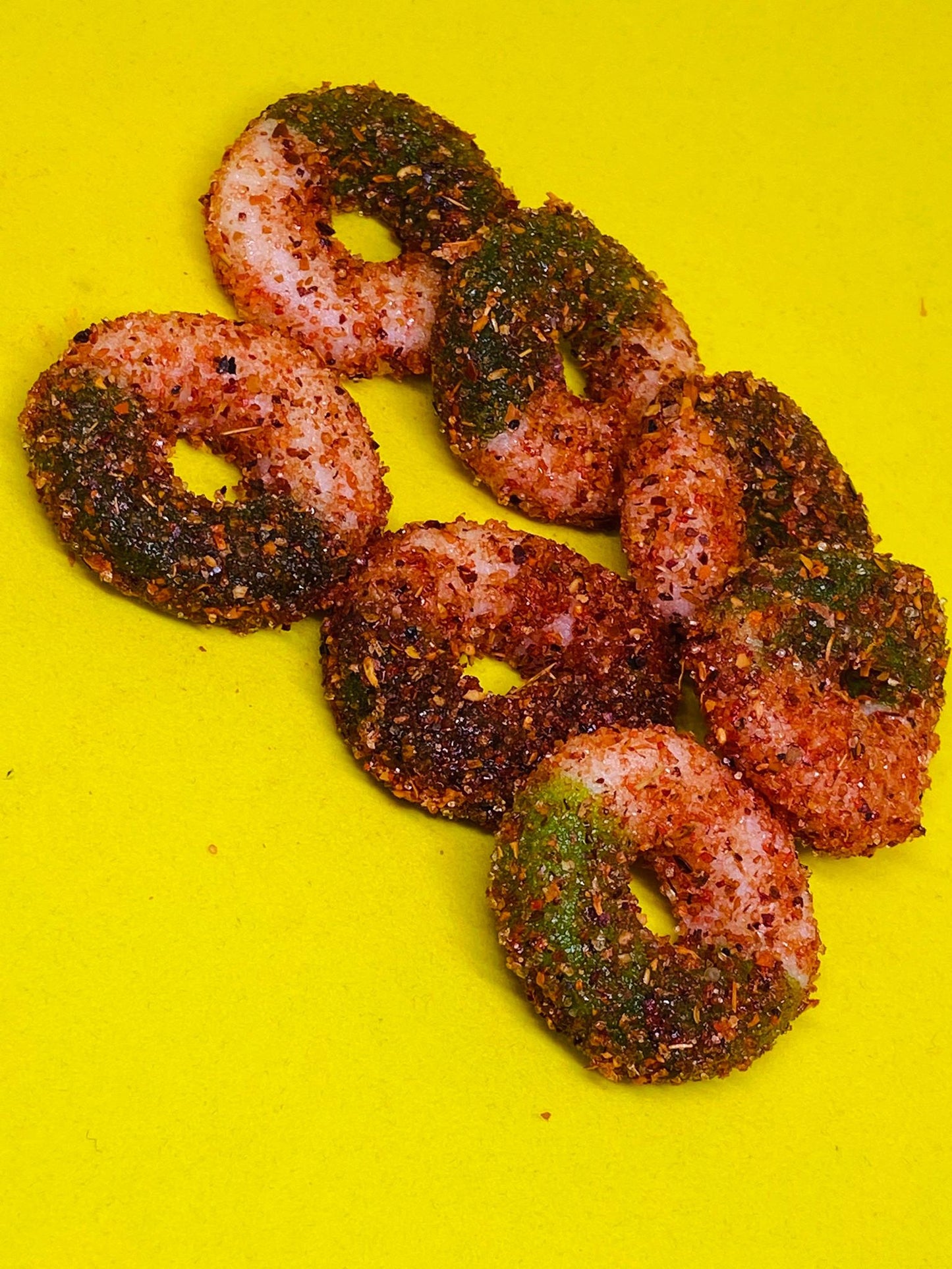 Apple Rings Enchilados